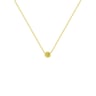Minimalistische Halskette mit gelben Diamanten Glosie