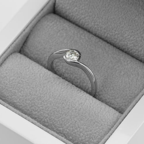 Verlobungsring mit Lab Grown Diamant Saffar