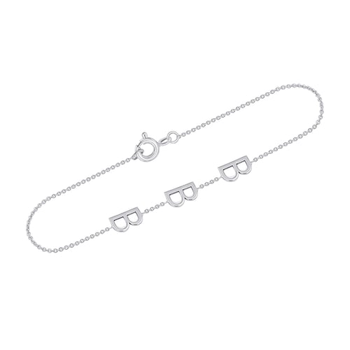 Armband mit 3 Buchstaben Ihrer Wahl Annika