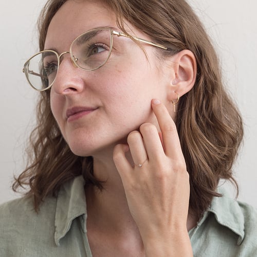 Kettenring mit Lab Grown Diamanten Jalo