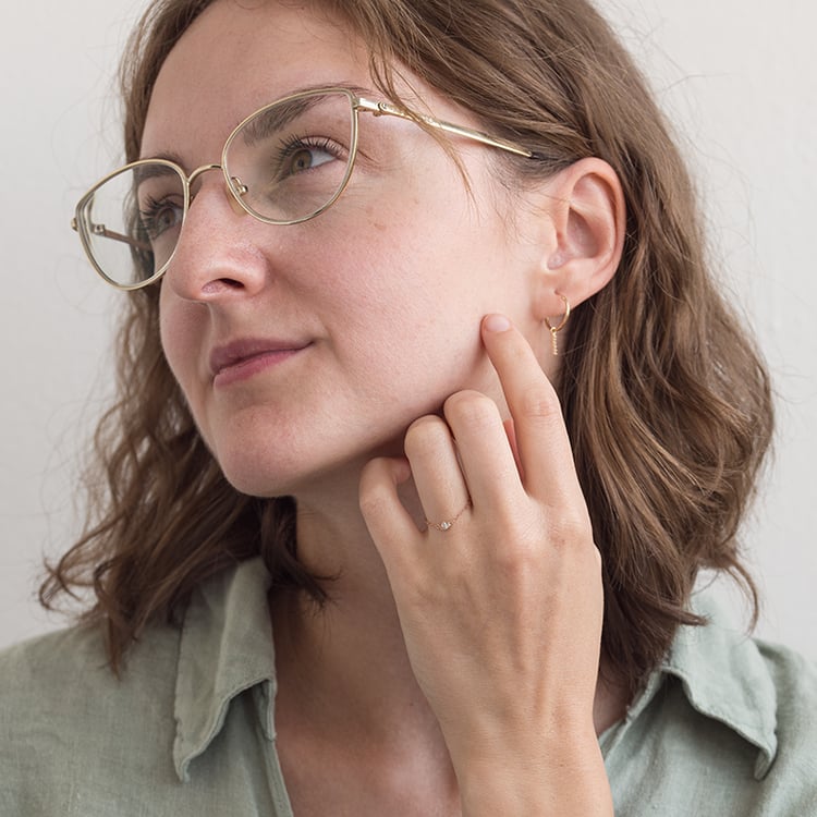 Kettenring mit Lab Grown Diamanten Jalo 129899