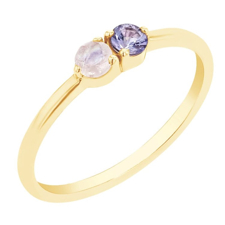 Duo-Ring mit Edelsteinen nach Wahl Cope 99921