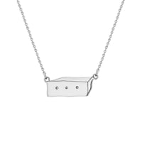 Silberne Kette mit einem Kasten Der Kleine Prinz