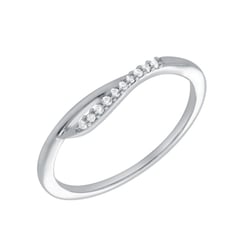 Atypischer Ring aus Silber mit Lab Grown Diamanten Terje