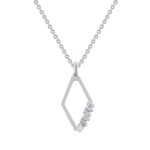 Anhänger aus Gold mit Lab Grown Diamanten Flora