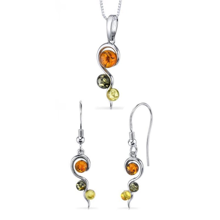 Silbernes Schmuckset