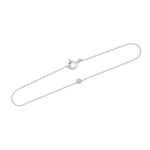 Minimalistisches Armband mit einem Moissaniten Bonato