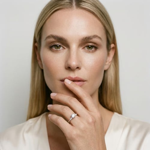 Verlobungsring mit 0.57ct IGI-zertifiziertem Lab Grown Mileva