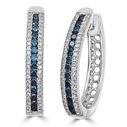 Creolen mit Diamanten Brittany