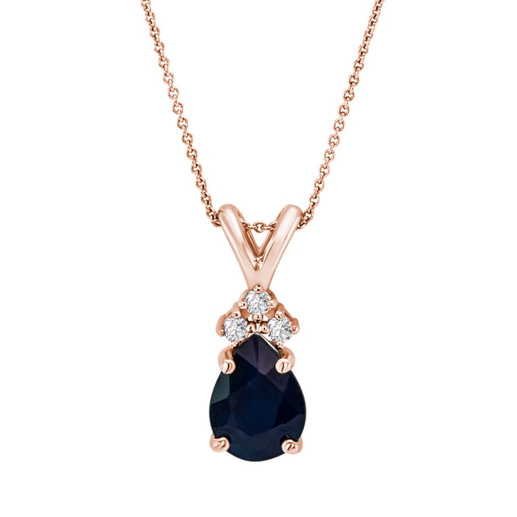 Goldkette mit Saphir 31172