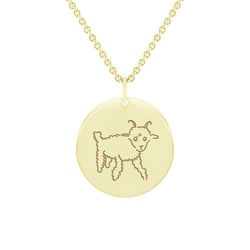 Anhänger mit der Gravur eines Lamms Der Kleine Prinz