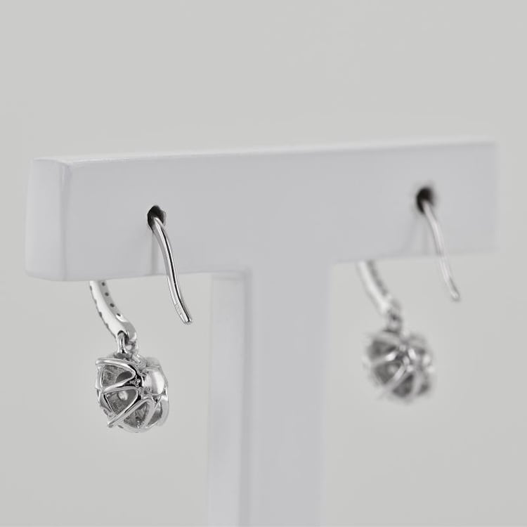 Hängende Diamant-Ohrringe 26736