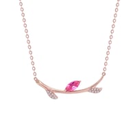 Halskette mit Turmalin und Diamanten Jandie