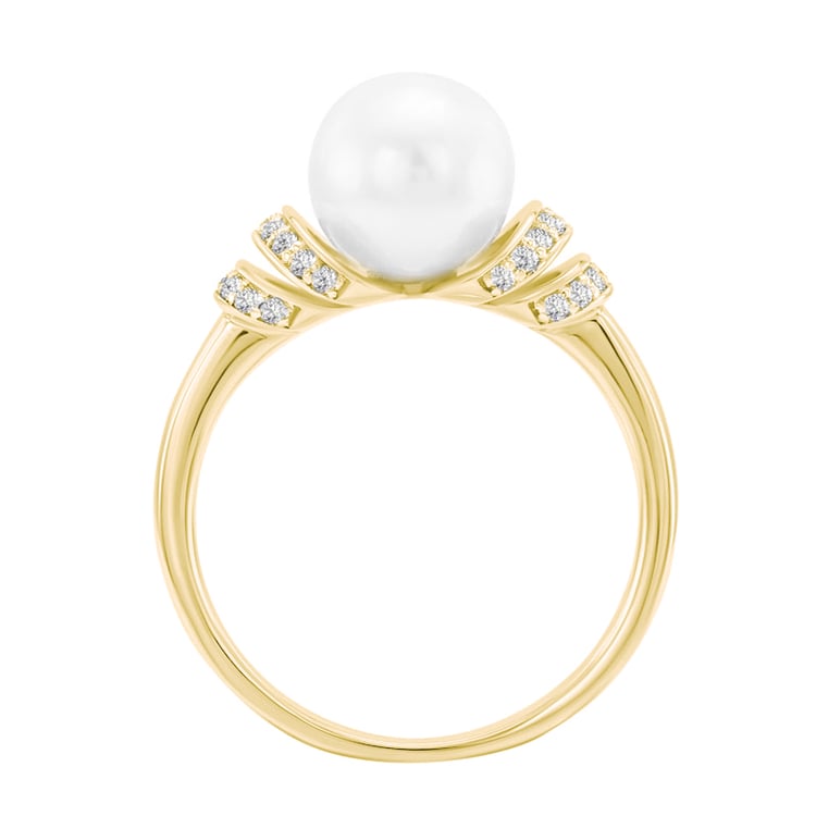 Ring in Gold mit Perle 31179