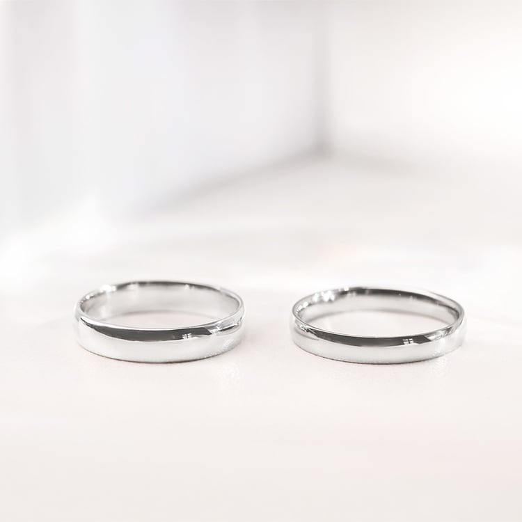 Schlichte Trauringe aus Gold 157023