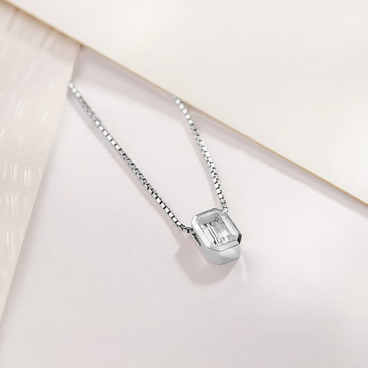 Vergoldeter Silberanhänger mit weißem Topas Brecken 153208