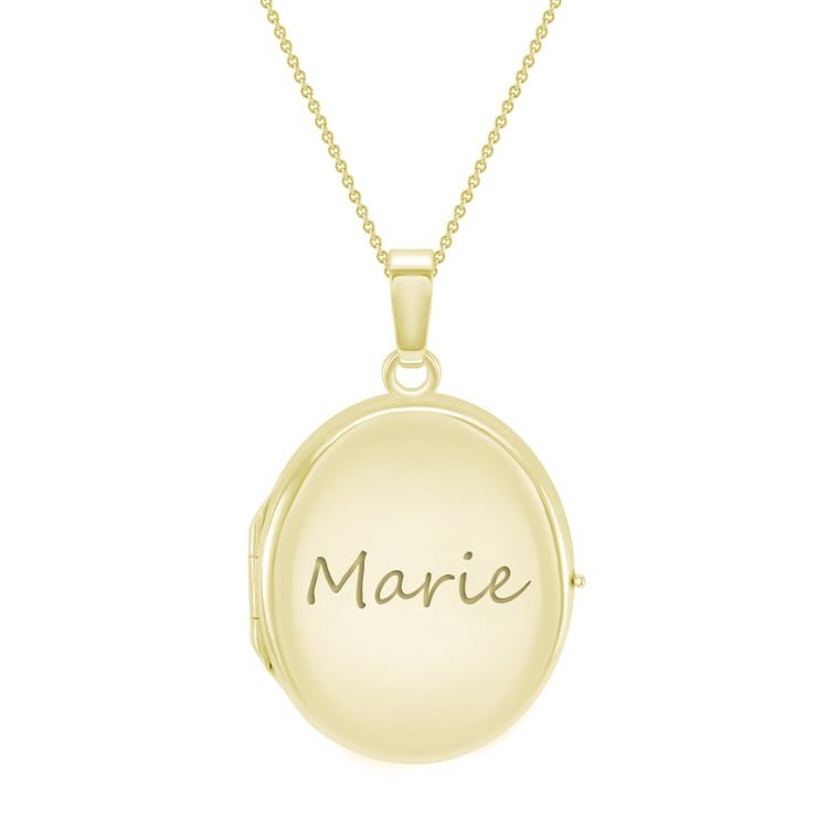 Goldenes Oval-Medaillon mit Gravur nach eigenem Wunsch Xuyara 62064