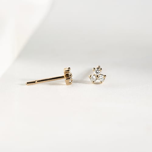 Minimalistisches Schmuckset mit drei Lab Grown Diamanten Milton