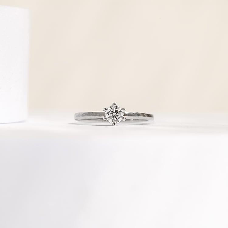 Verlobungsring mit Lab Grown 0.32ct IGI zertifiziertem Diamanten Rabby 142980