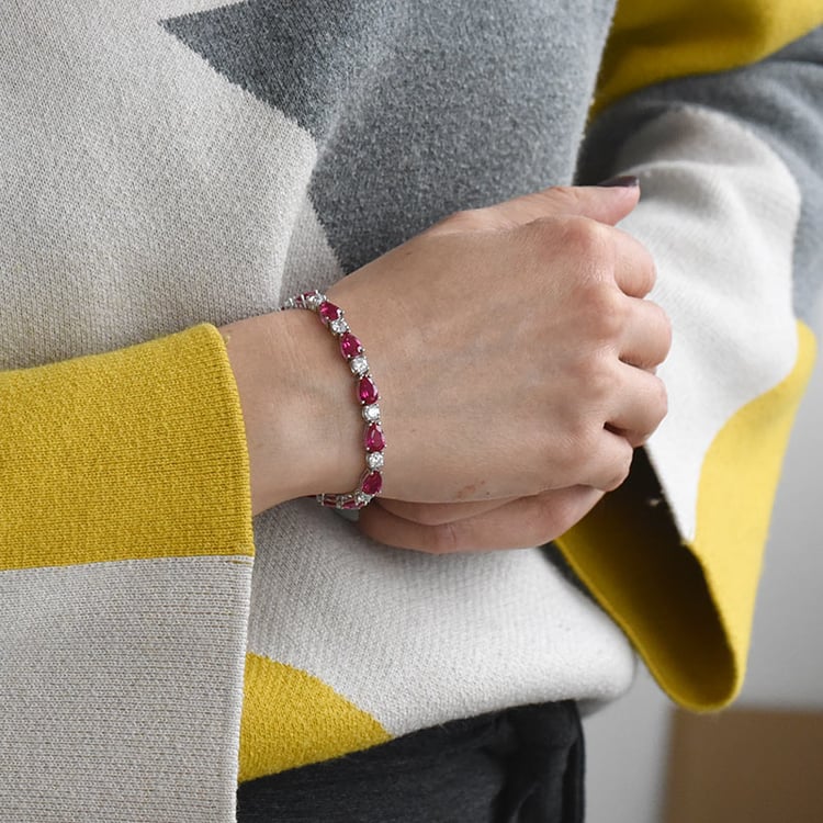 Silbernes Armband 74116