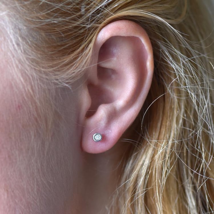 Ohrringe mit Diamanten 11023