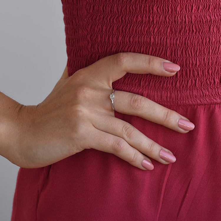 Goldring mit Salt and Pepper Diamant Hye 68054