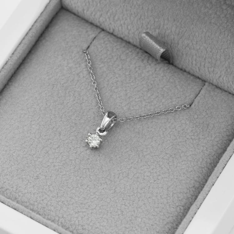 Anhänger mit Lab Grown Diamant und Auswahl des Karatgewichts Cocobe 75725