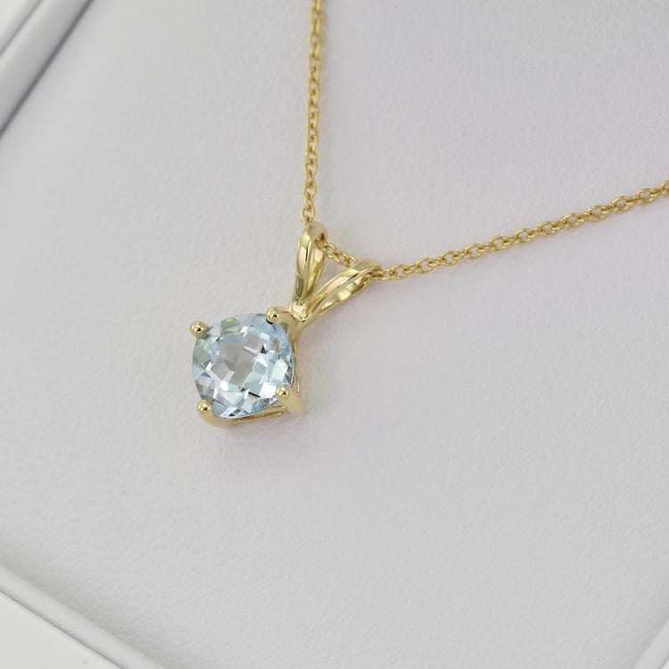 Goldanhänger mit Aquamarin Rafyna 28331