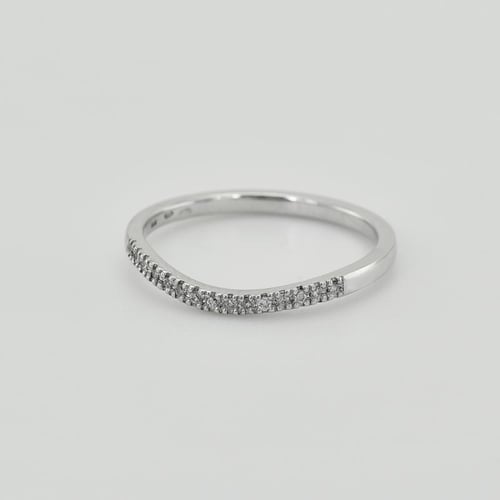 Memoire Ring in V- Form mit Diamanten Celiena