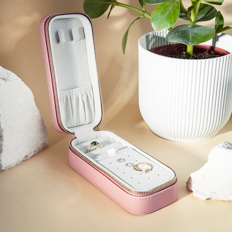 Reise-Schmuckschatulle in Rosa Tokyo 113170