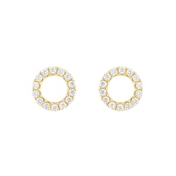 Karma-Ohrringe mit Lab Grown Diamanten Leonas