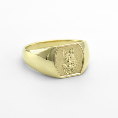 Herrenring mit personalisierter Handgravur Bertly