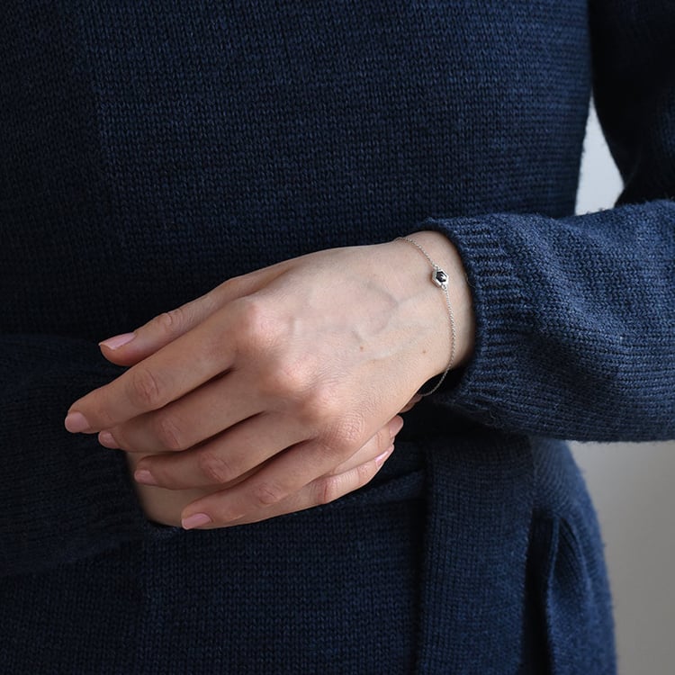 Goldenes Armband mit Salt and Pepper Diamant Judd 74607