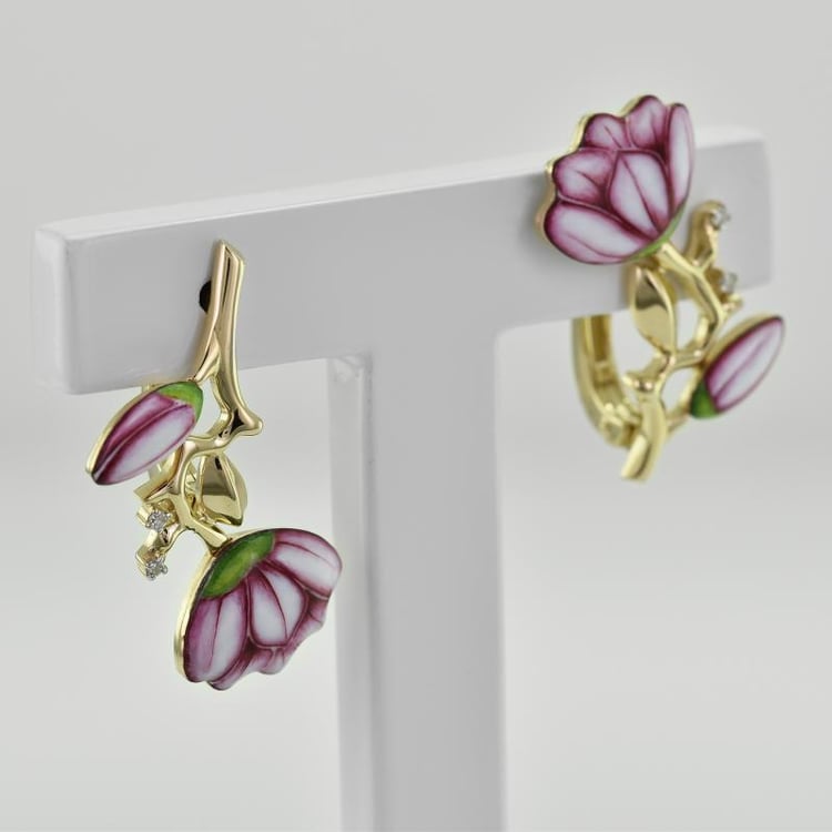 Emaille Ohrschmuck 43366