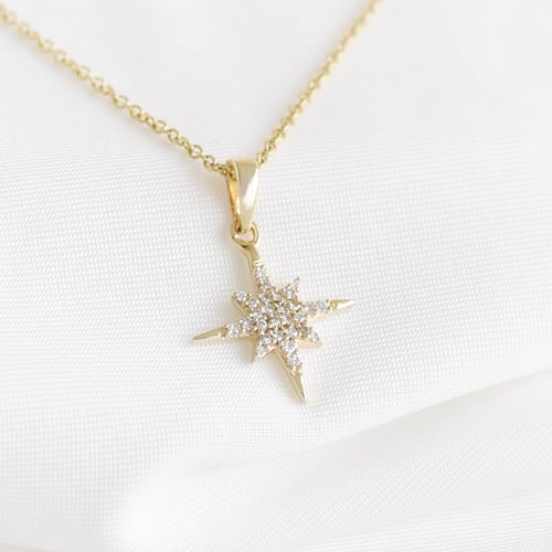 Anhänger in Form eines Diamantsterns Lynx