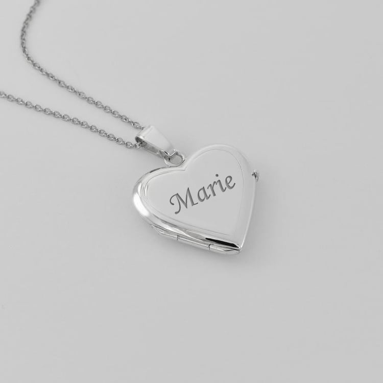 Goldmedaillon in Herzform mit Wunschgravur Miossa 62100