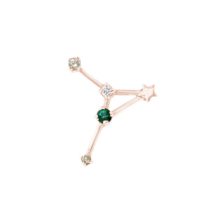 Ohrring mit Sternzeichen Cancer