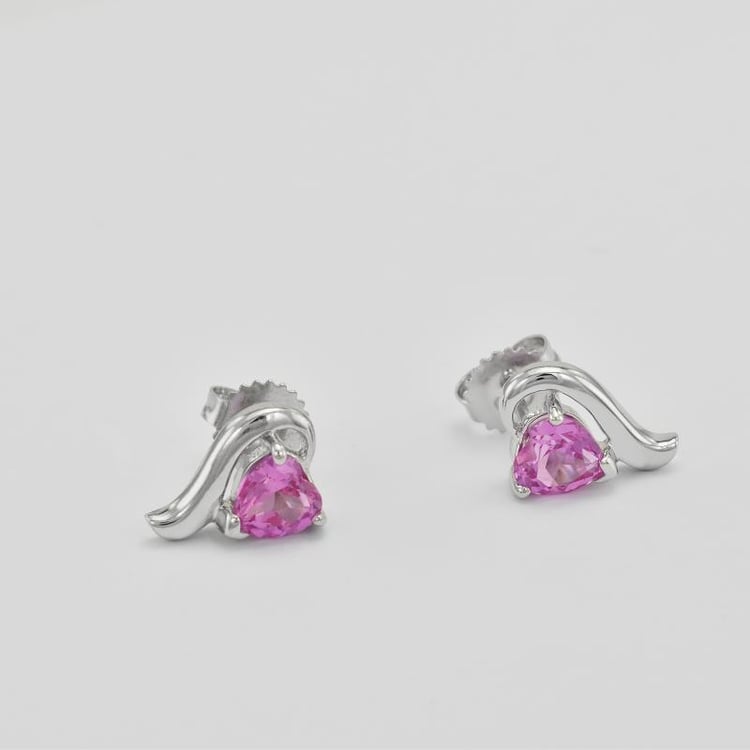 Ohrstecker mit Saphiren 38437