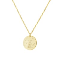 Silberanhänger Der Kleine Prinz mit Rose und Gravur