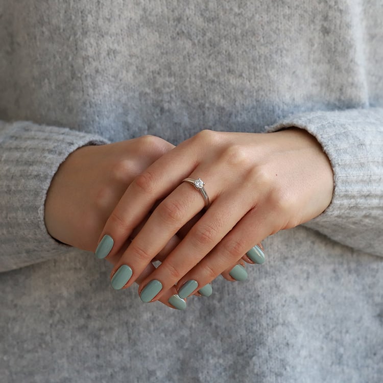 Verlobungsring mit Lab Grown Diamanten Huda 78520