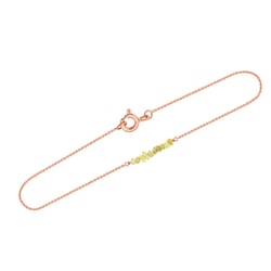 Armband mit gelben ungeschliffenen Diamanten Wiul