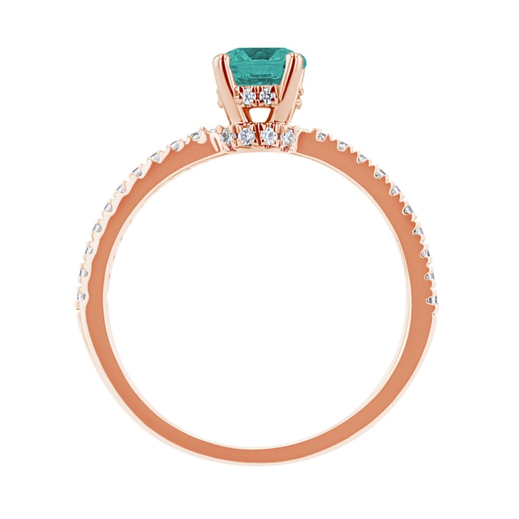 Goldring mit Smaragden und Diamanten Prisha 135026