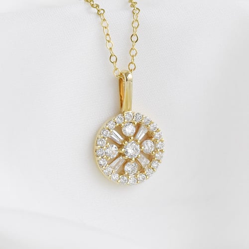Funkelnder Anhänger mit Lab Grown Diamanten Collyn