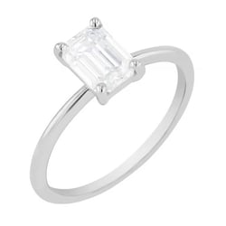 Scheidungsring mit einem Lab Grown Diamanten im Emeraldschliff Lestat