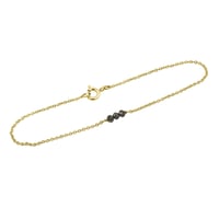 Goldarmband mit salt'n'pepper Diamanten Ulla