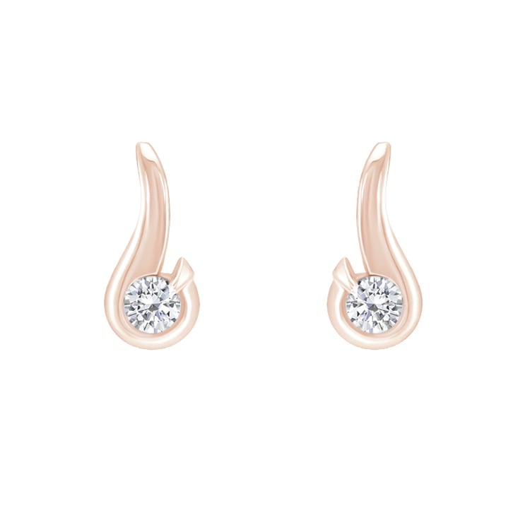 Elegante Ohrringe mit 0.20 ct Diamanten Evert 119909