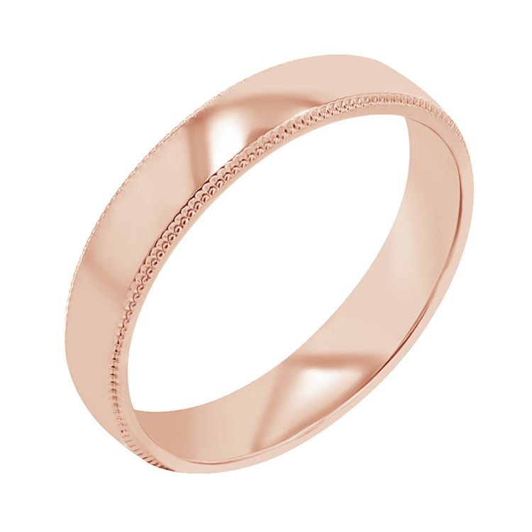 Goldene Eheringe mit einem verzierten Rand Rayan 113882