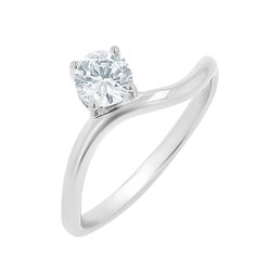 Verlobungsring mit einem Diamanten Lyra