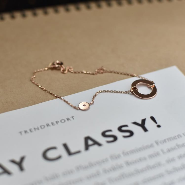 Modernes Goldarmband mit Diamanten Virginia 30551