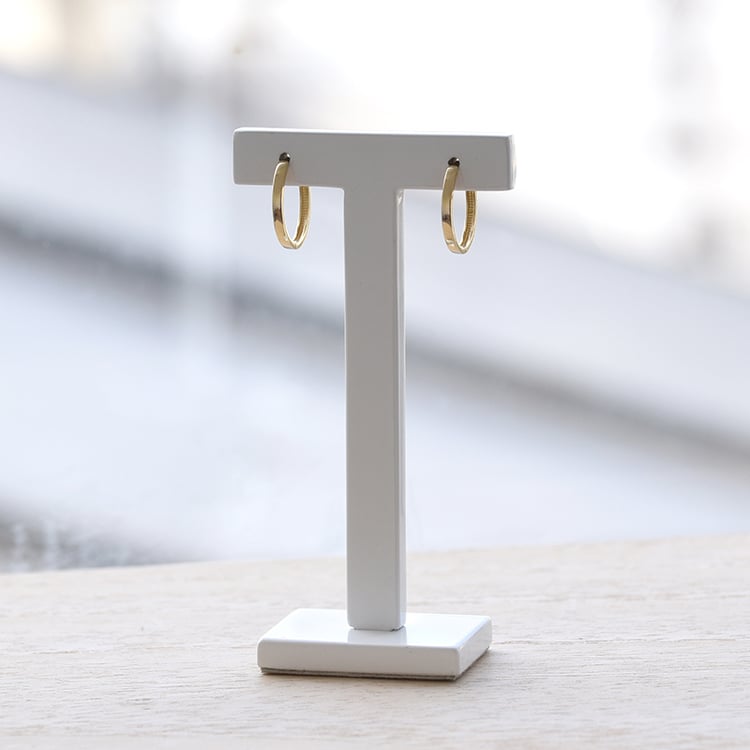 Goldene 16 mm Creolen Ouida 67729